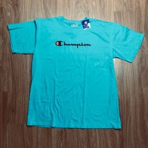 Champion big and tall green blue T-shirt 3XLT